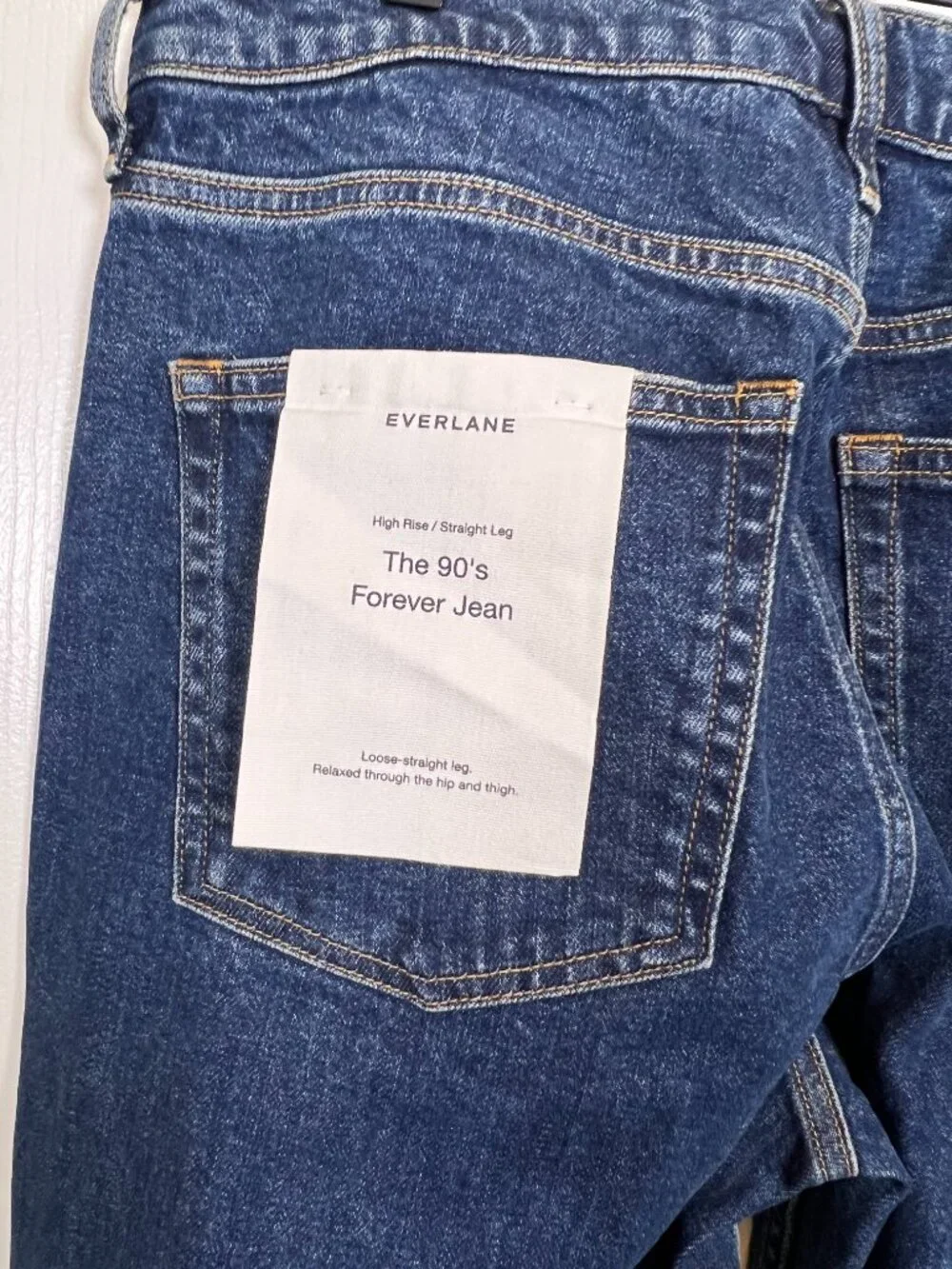 The 90's Forever Jean Dark Indigo Size 31 NWT